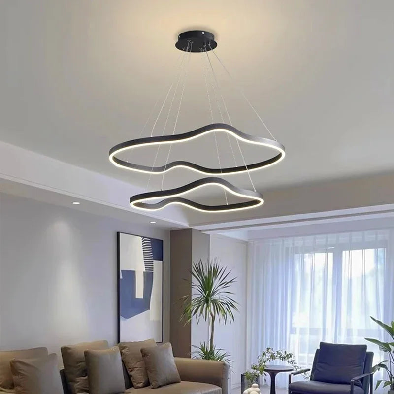 lustre suspension led pour éclairage intérieur moderne