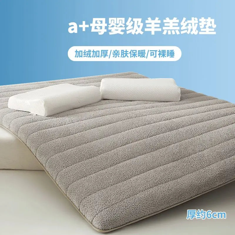 matelas en velours doux pliable pour un confort optimal