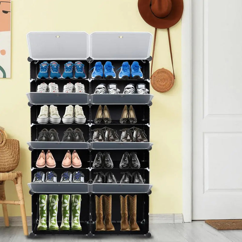 meubles modulaires de rangement modernes pour chaussures