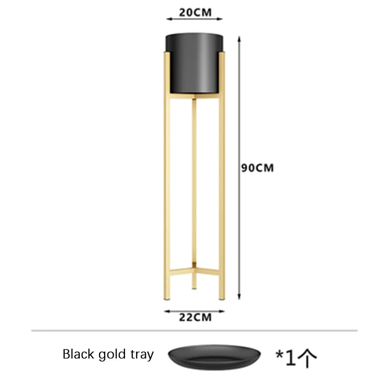 supports de plantes nordiques en fer pour extérieur