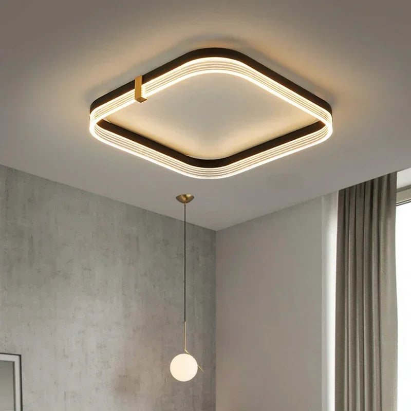 lustre moderne à leds pour intérieur décoration maison