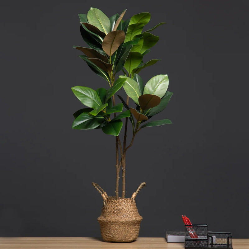 grandes plantes artificielles magnolia pour décoration jardin intérieur