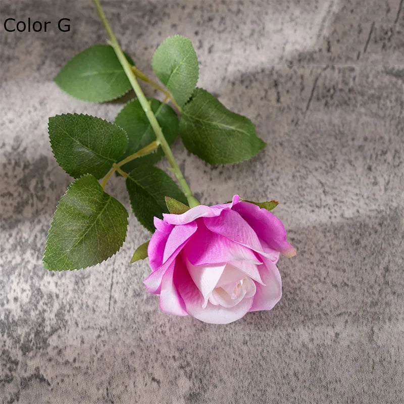 bouquet de fleurs artificielles en soie pour mariage et décoration