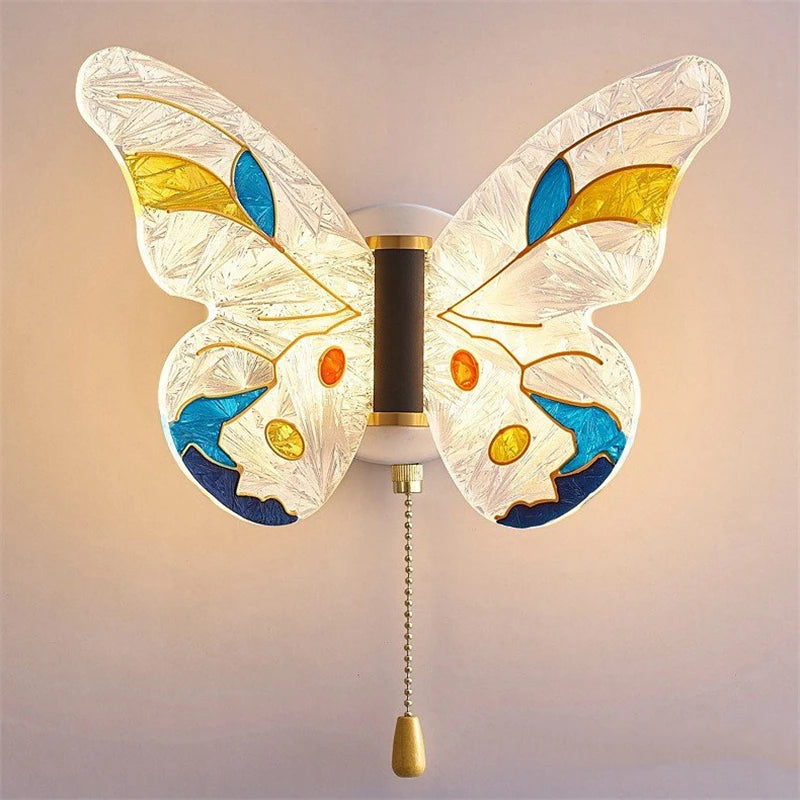 applique murale papillon décorative design nordique pour intérieur moderne