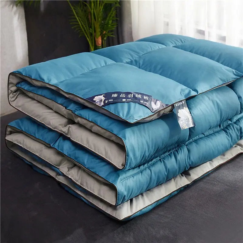 couette en duvet d'oie chaude et confortable pour l'hiver