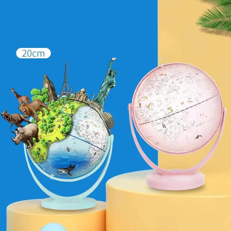 lampe de bureau globe gemini décorative et éducative pour étudiants