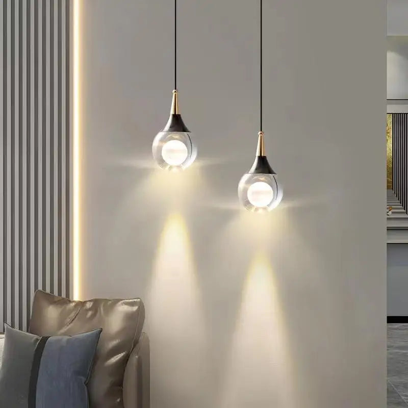 lustre cristal led design pour décoration intérieure moderne