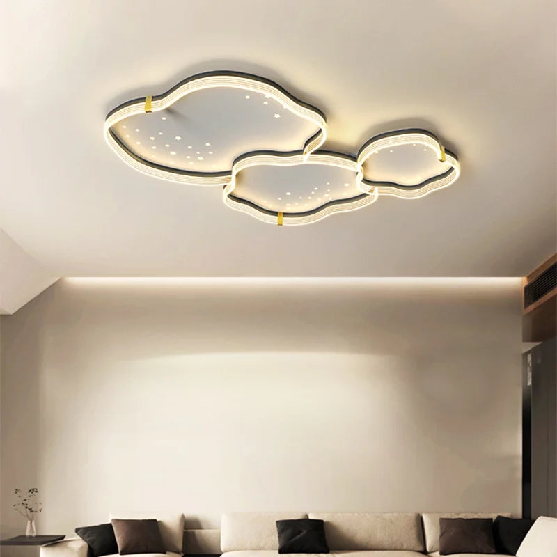 plafonnier led moderne élégant pour décoration intérieure raffinée