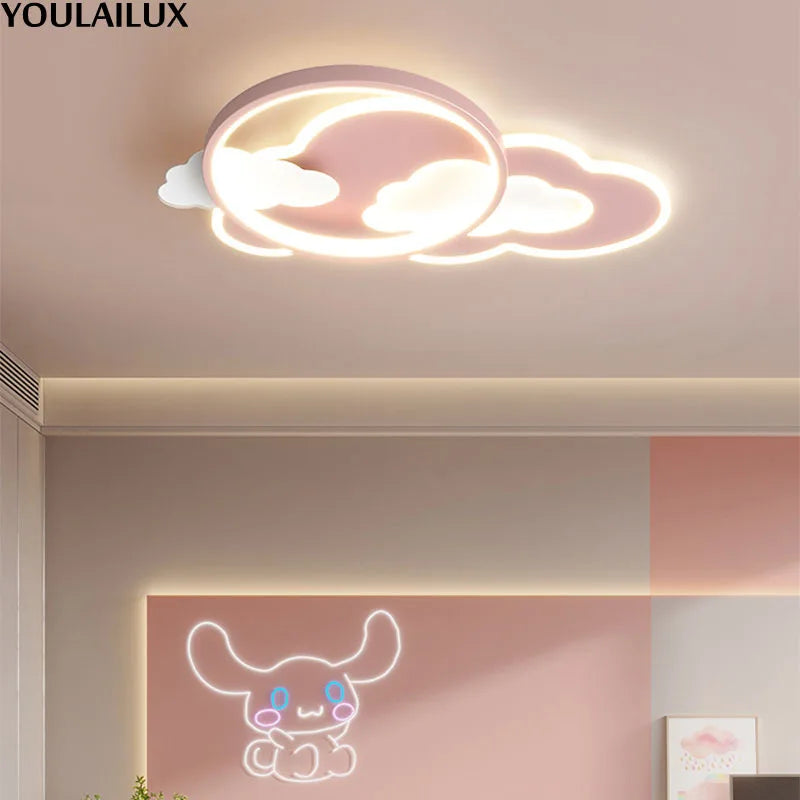 plafonnier led nuage moderne pour chambre d enfants décorative