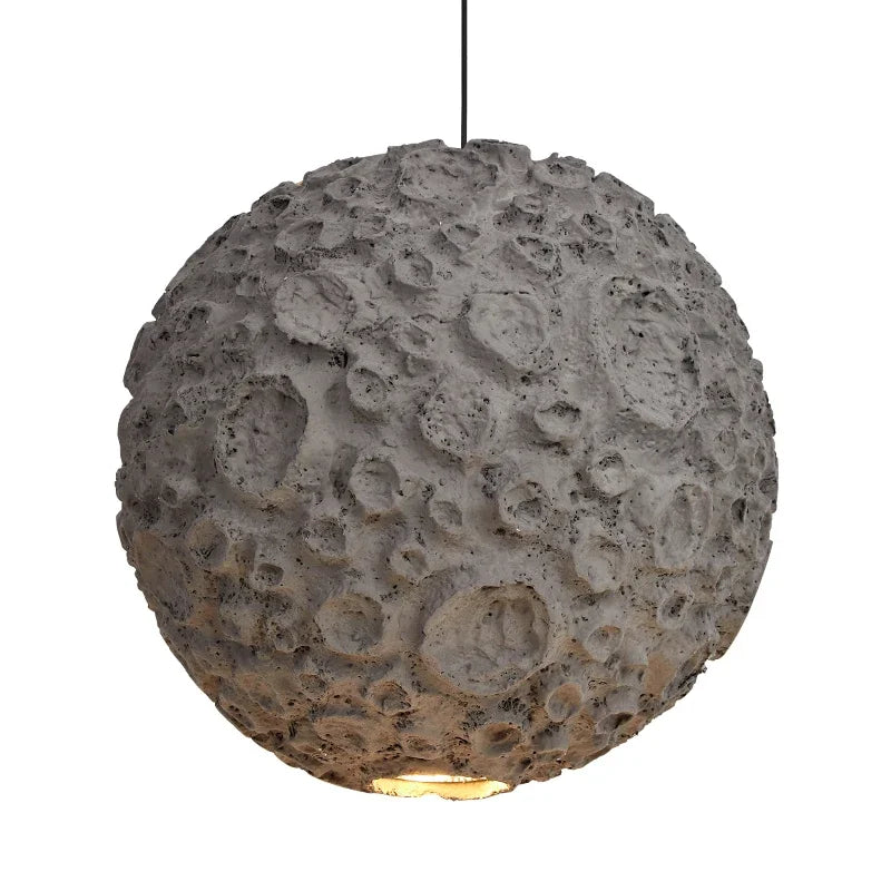 Japanese Wabi Sabi Style Chandelier Living Room Lamp Dining Room Coffe Store Planet Designer Grey Pendant Lamps Loft Decor Light