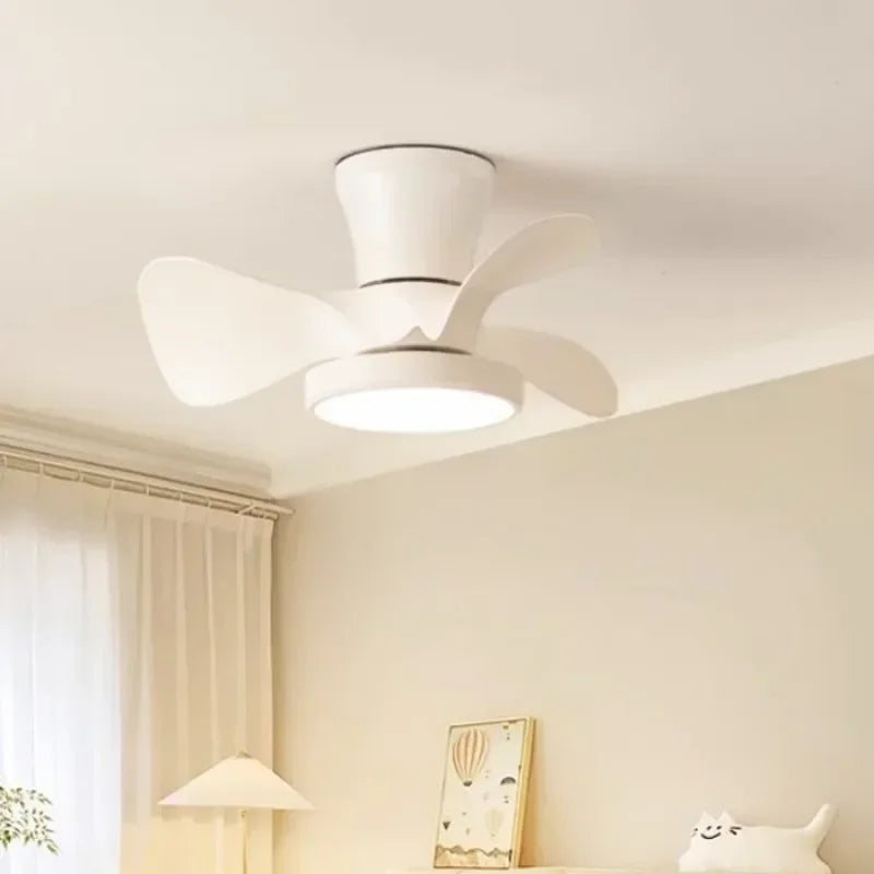 ventilateur de plafond moderne silencieux avec lumière led et télécommande