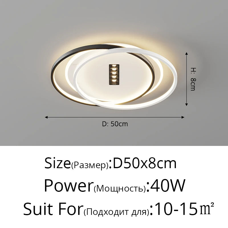 plafonnier led moderne design créatif pour intérieur minimaliste