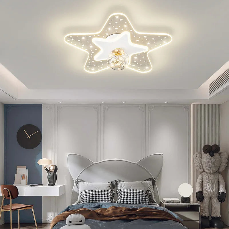 plafonnier ciel étoilé moderne pour chambre d'enfant