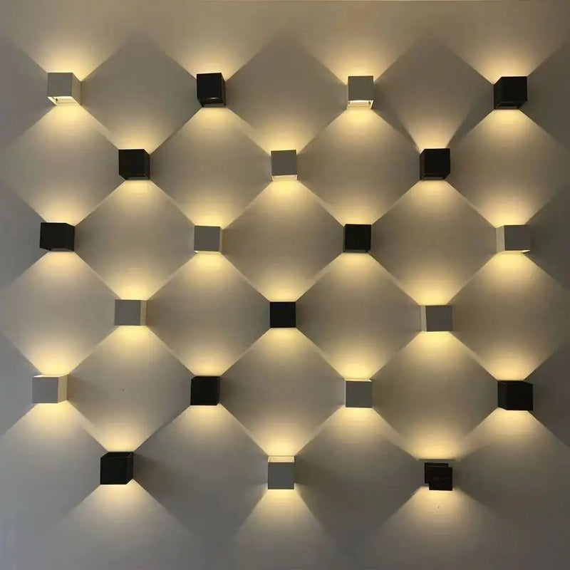 applique murale led simple en aluminium petite veilleuse d'ambiance