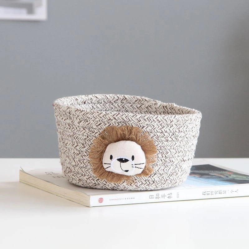 panier de rangement en forme d'animal mignon pour enfants