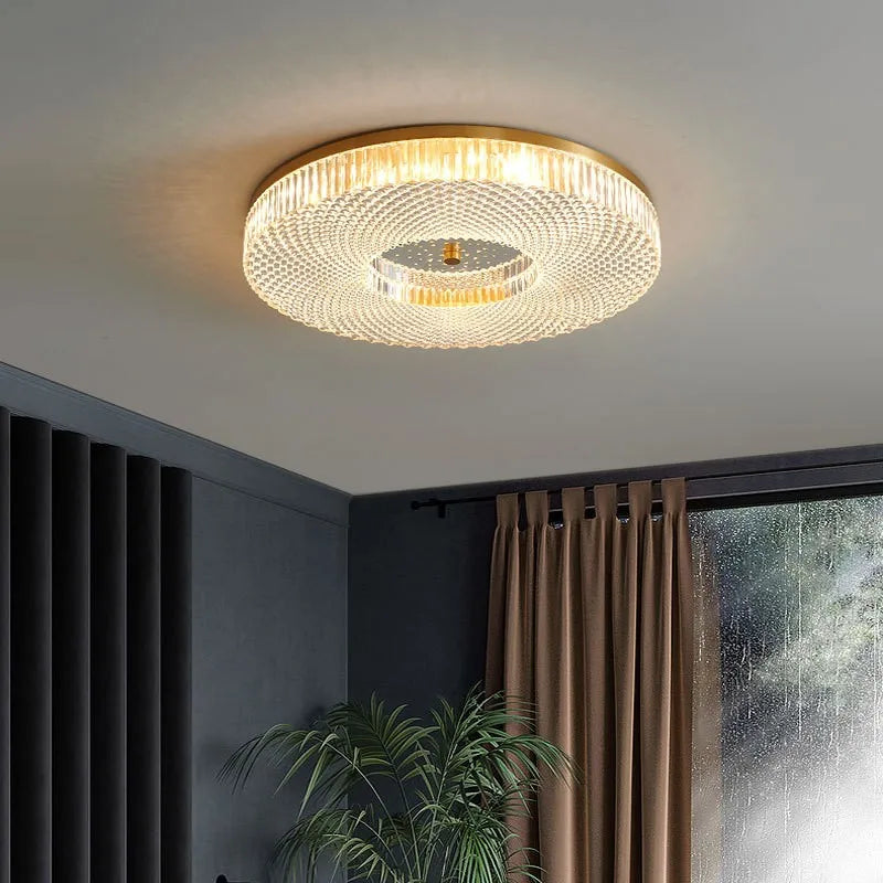 plafonnier moderne à led design créatif en acrylique pour intérieur