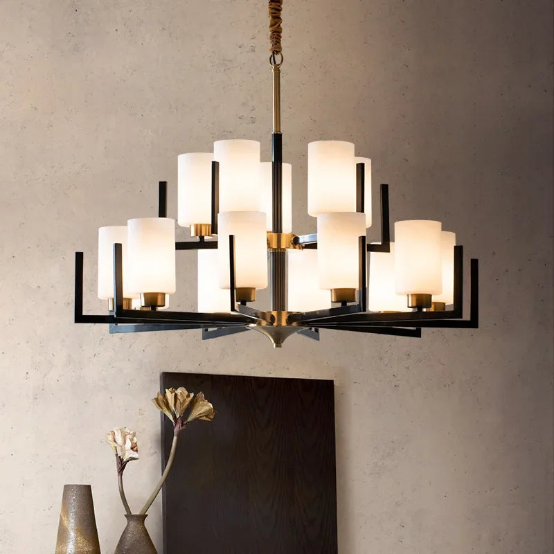 lustre style chinois rétro led design luxe suspension luminaire