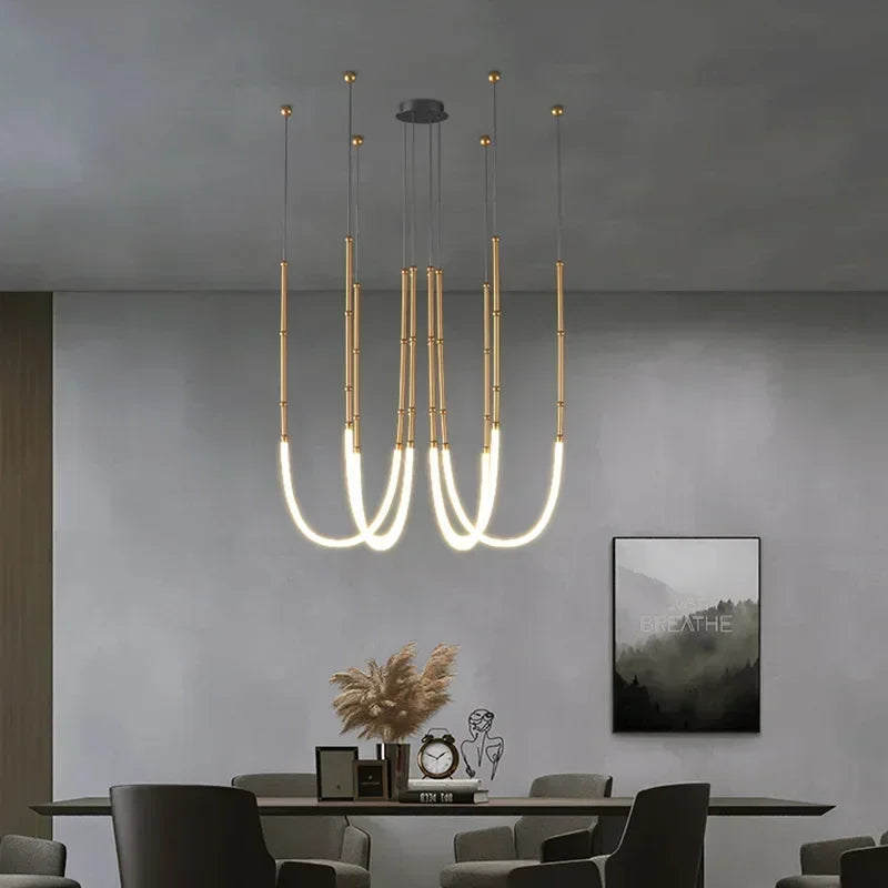 suspension led moderne pour décoration intérieure élégante et stylée