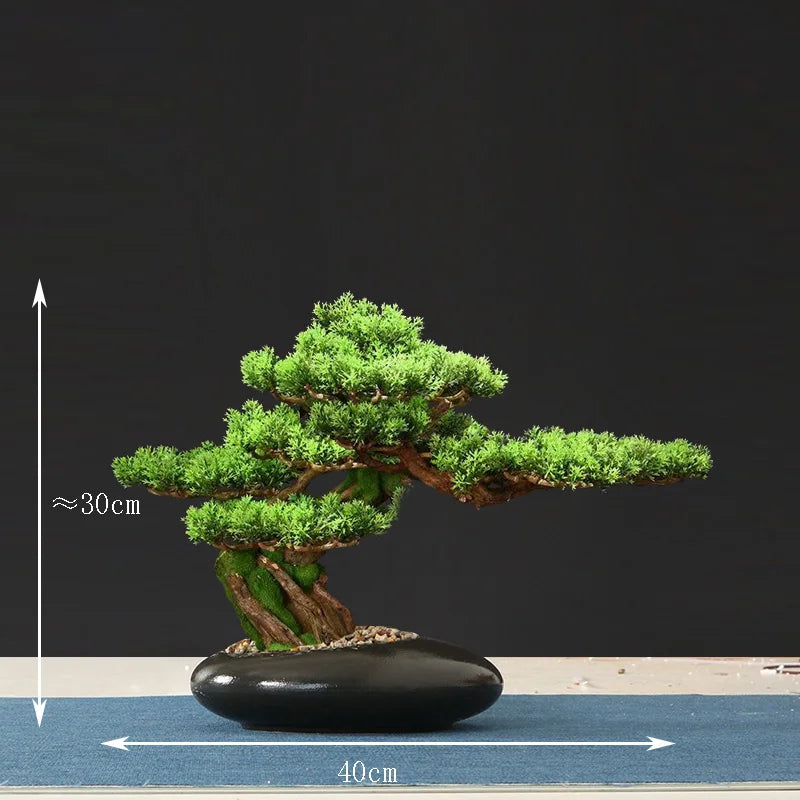 faux arbre bonsaï pour décoration intérieure et aménagement paysager