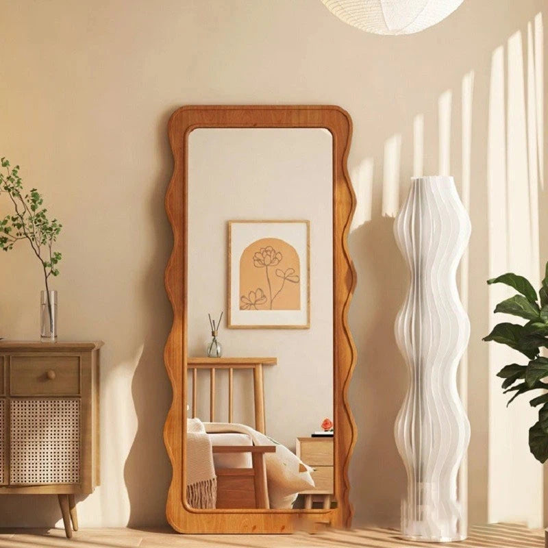 miroir de courtoisie en bois luxe pour décoration intérieure