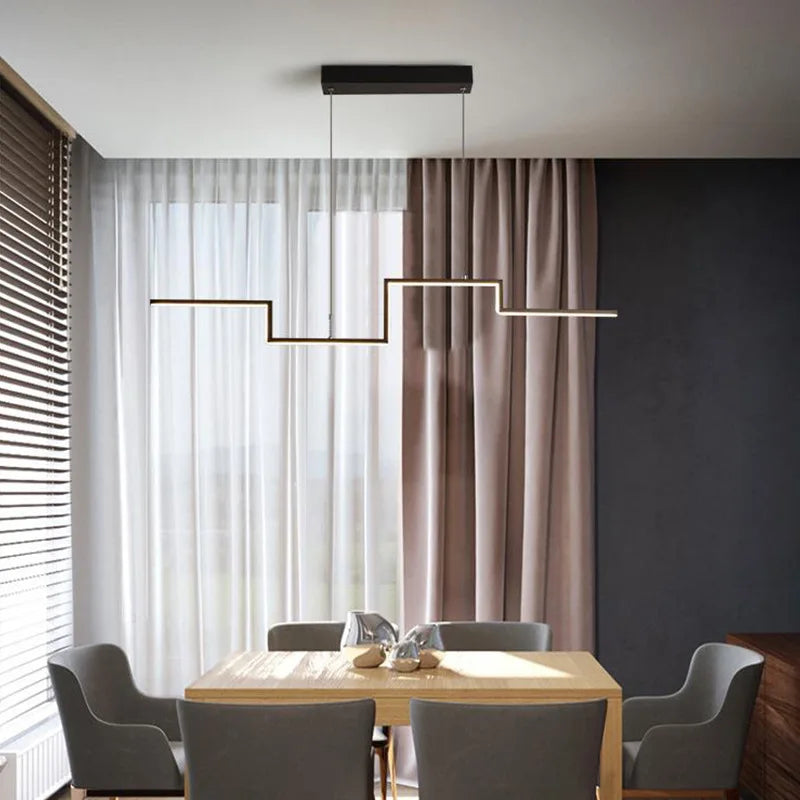 suspension led minimalistes modernes réglables pour décoration intérieure