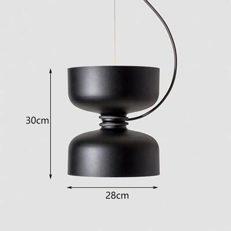 suspension à deux têtes design moderne pour intérieur