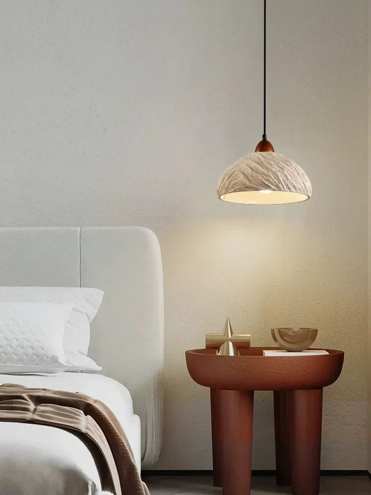 plafonnier led design en pierre pour intérieur moderne