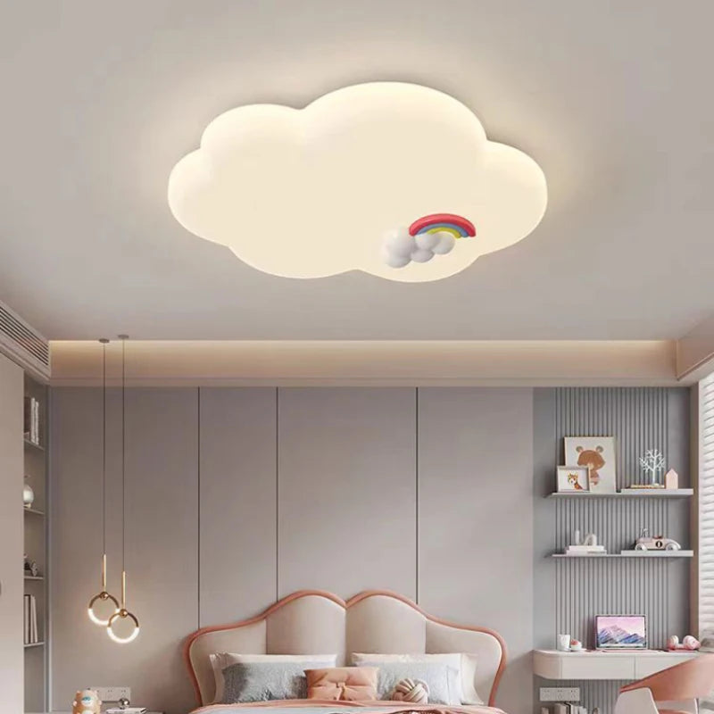 plafonnier nuage créatif pour chambre d'enfant chaleureuse