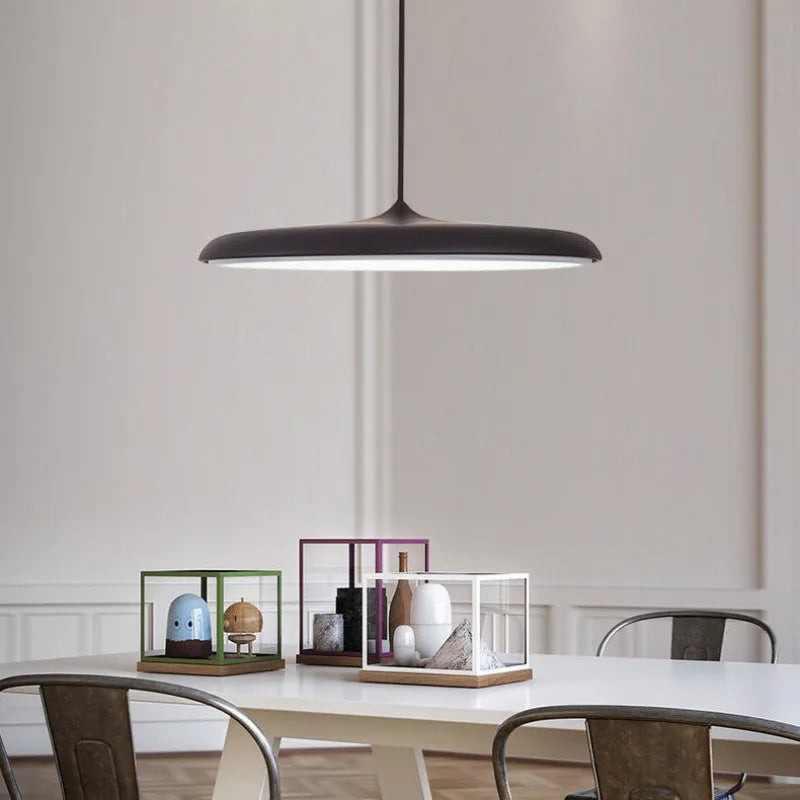 lustre suspension design led élégant nordique pour éclairage cuisine