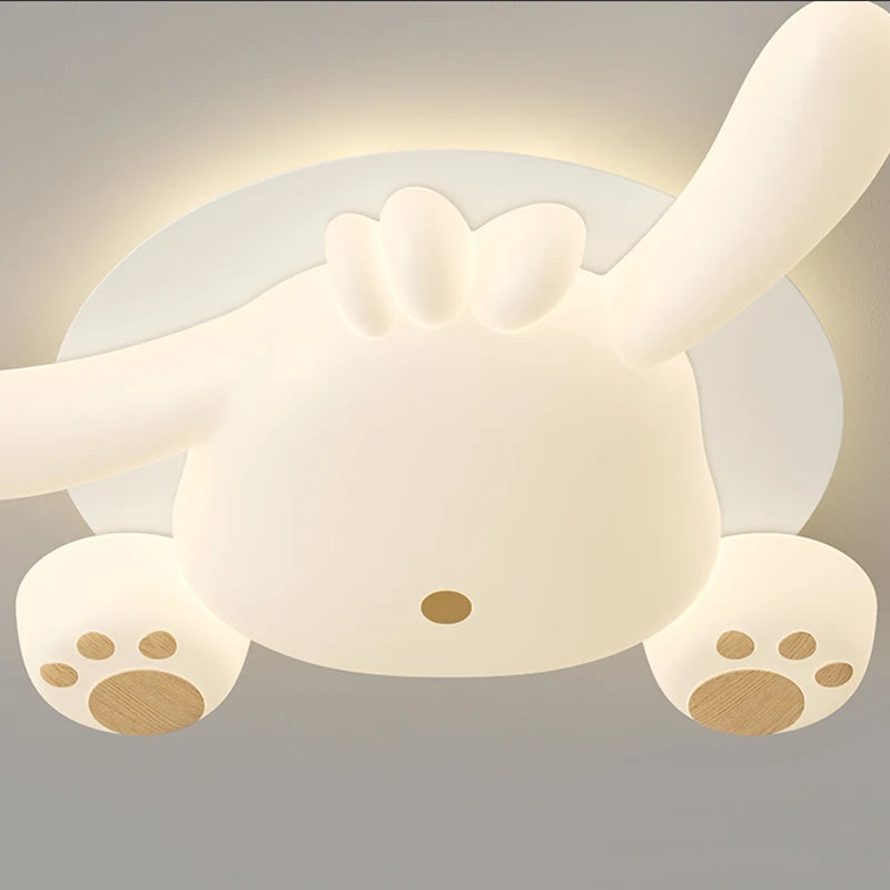 lustre moderne animal pour enfant en forme d'ours avec griffe