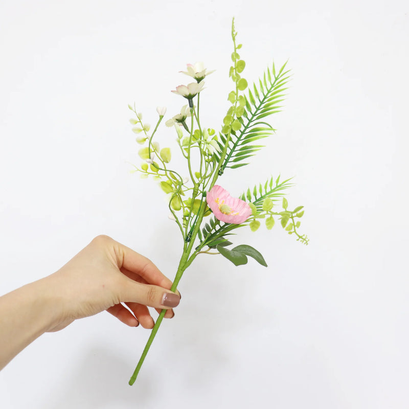 petites branches de fleurs artificielles pour décoration de printemps été