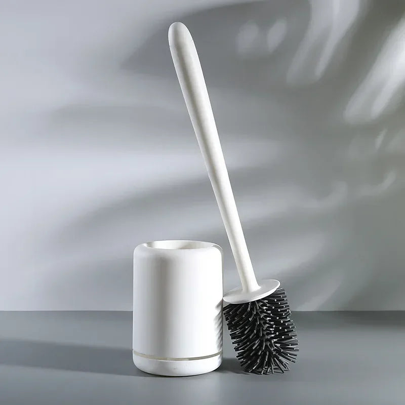 brosse de toilette murale avec support de rangement pratique