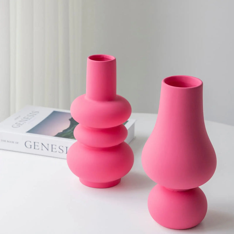 vase créatif en céramique pour décoration florale moderne