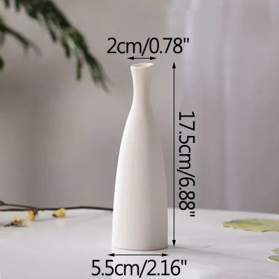 vase en céramique moderne pour fleurs séchées décoration artisanale