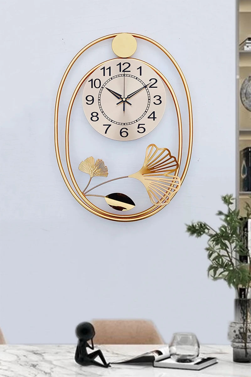 horloge murale moderne de luxe design suspendu décoratif