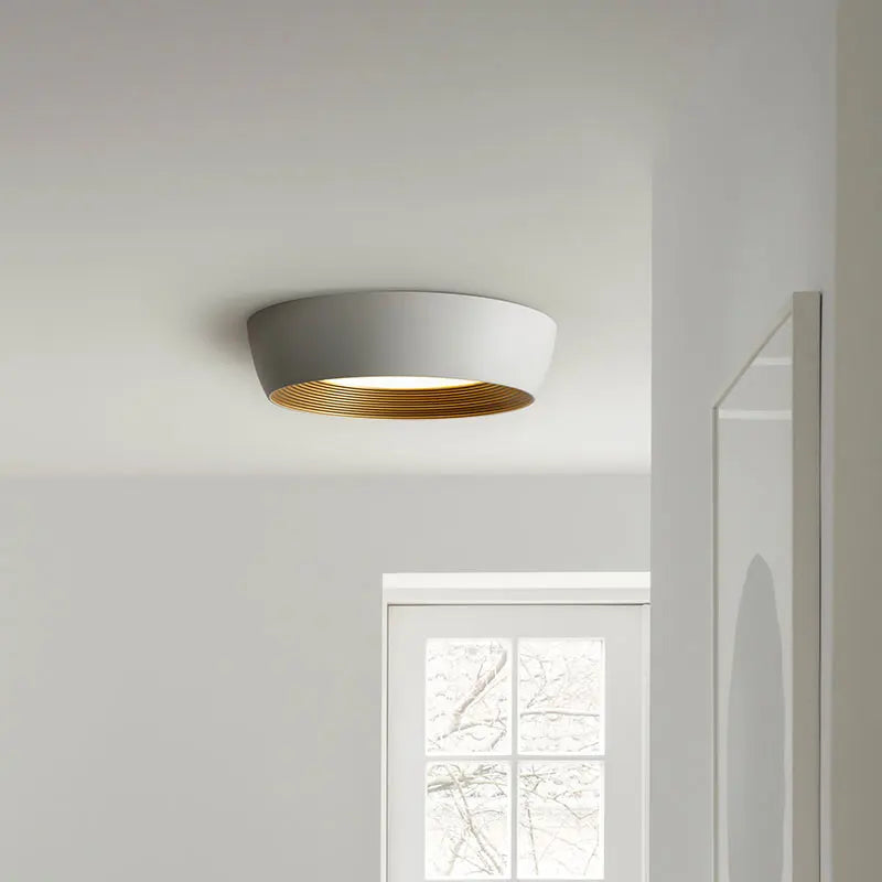 plafonnier design minimaliste italien motif vortex lumineux moderne