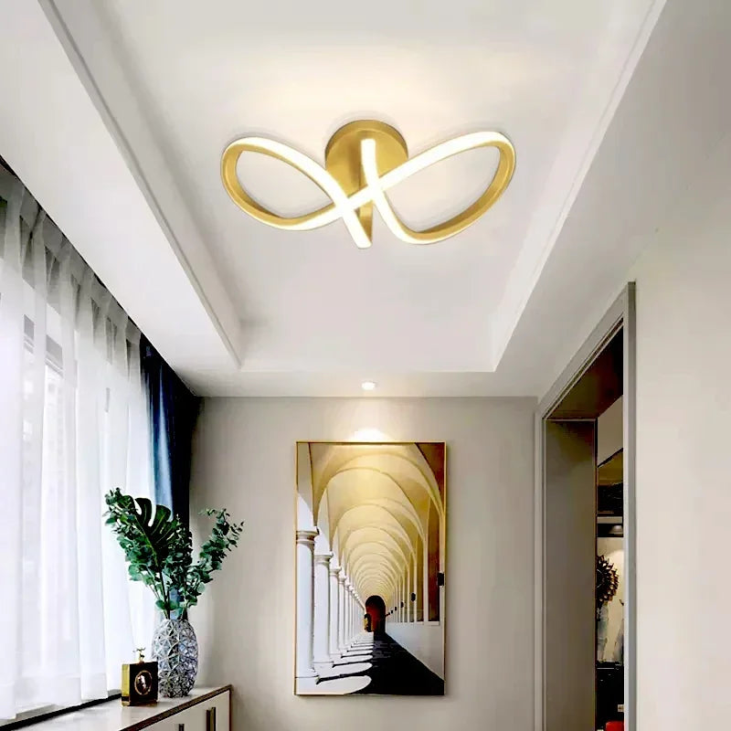 plafonnier led moderne minimaliste pour allée entrée et escalier