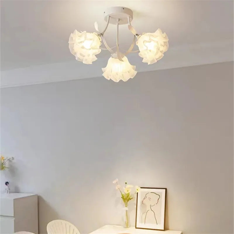 lustre créatif fleurs décoration nordique pour intérieur moderne