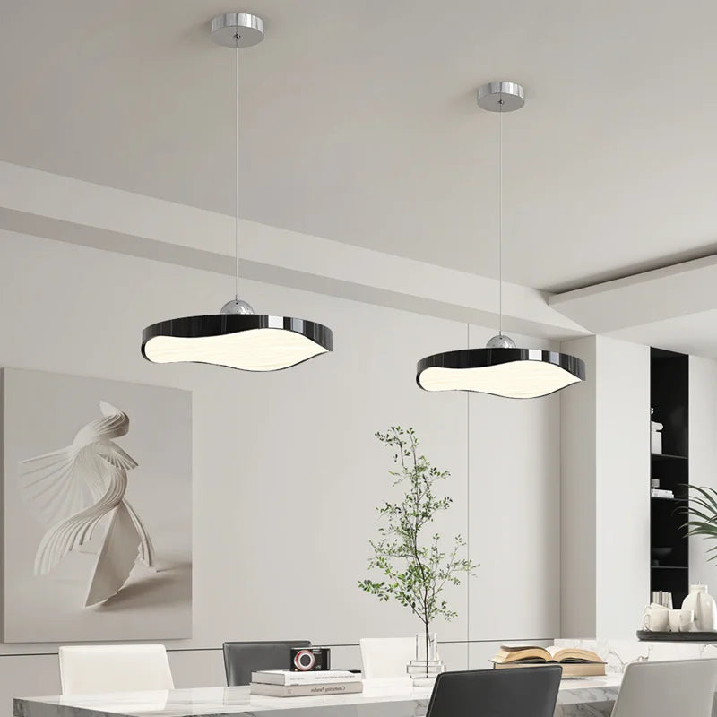 lustre rond moderne minimaliste protection des yeux