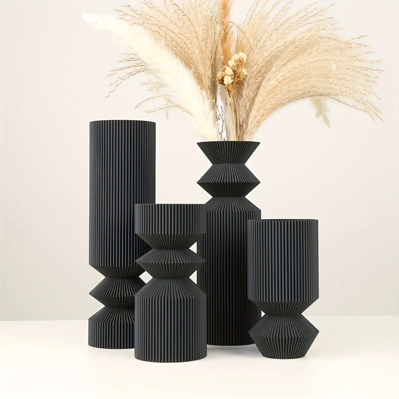 vase nordique en plastique design élégant pour décoration intérieure