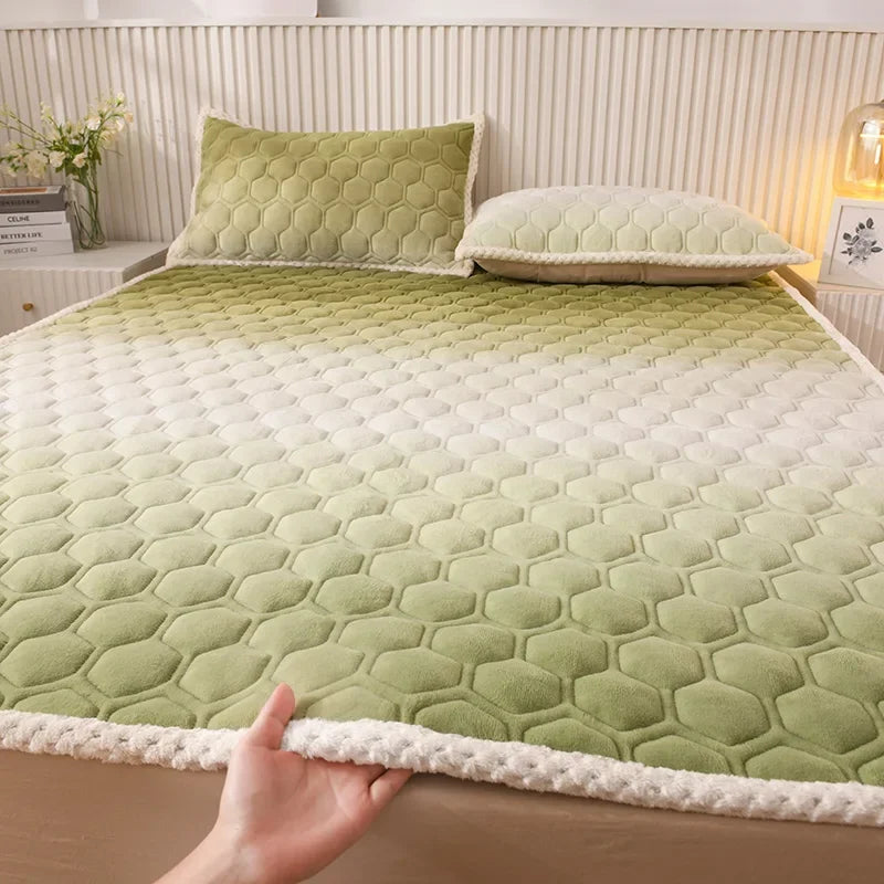 surmatelas doux pour étudiants en peluche pour lit simple ou double