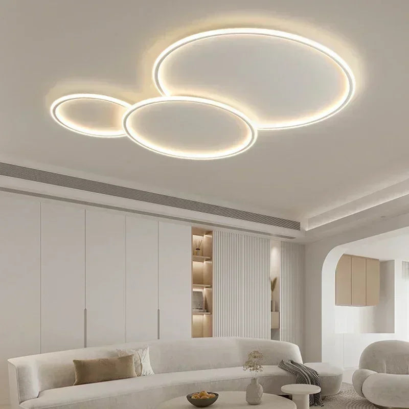 plafonnier led minimaliste nordique pour décoration intérieure