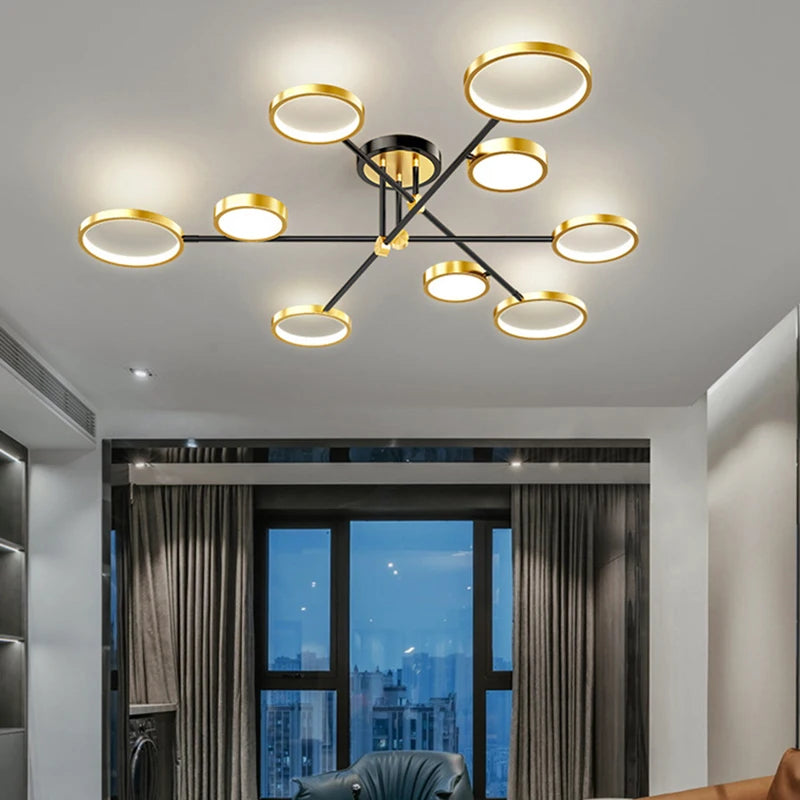 plafonnier led minimaliste 3 températures luminaire décoratif intérieur