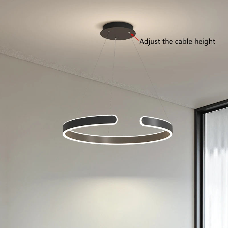 lustre moderne lumineux pour un éclairage élégant intérieur