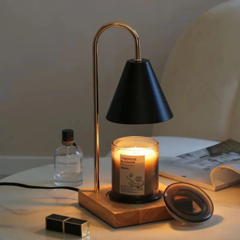 lampe de table rétro aromathérapie avec minuterie et lumière d'ambiance