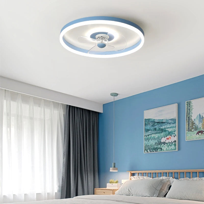 plafonnier led moderne avec ventilateur pour éclairage intérieur