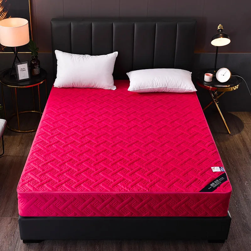 housse de matelas six côtés double face anti poussière fermeture zip