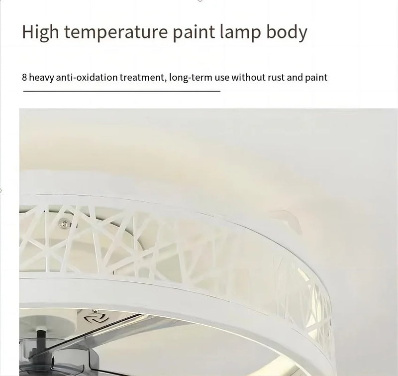 110V~265V APP and Remote Control Dual Intelligent Control  DC 6 speed Regulation Frequency Conversion Ceiling Fan Light