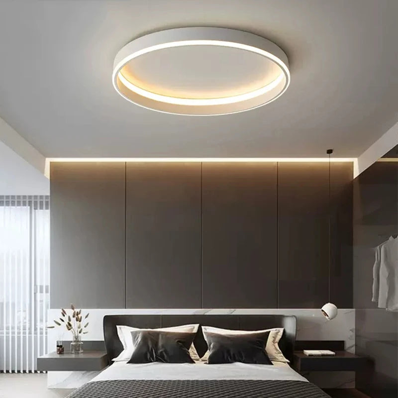 plafonnier led rond moderne pour éclairage intérieur décoration maison