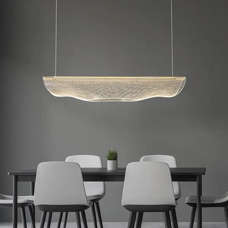 lustre moderne en acrylique pour éclairage décoratif intérieur